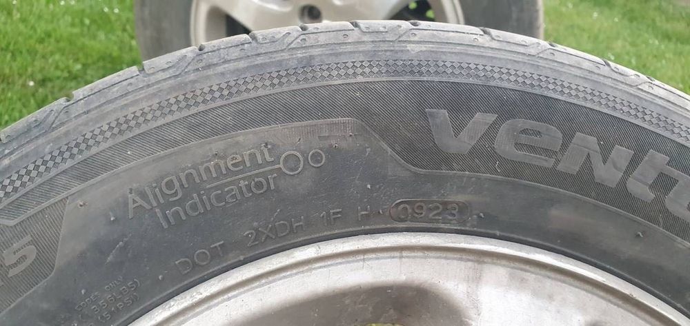 Литі диски KIA Cee'd R15 5×114,3 ET50 + шини Hankook 195/65 R15