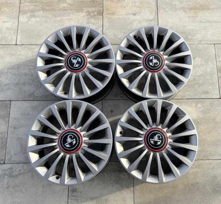 Felgi Aluminiowe Fiat Abart 500L Tipo Oryginał 17” 5x98 et41 Jak Nowe