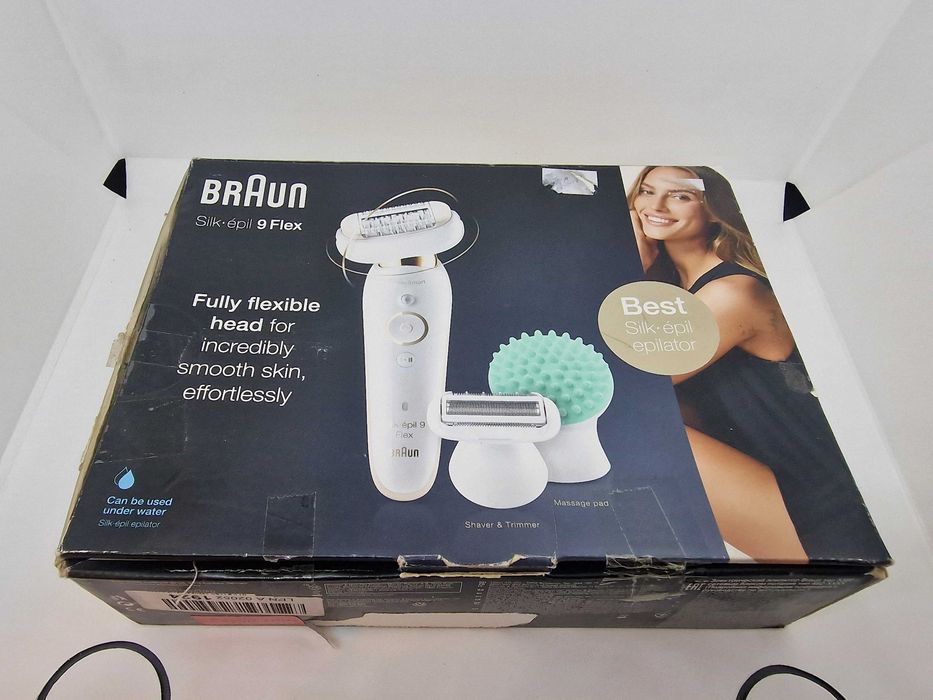 Depilator Braun Silk-epil 9 Flex Wet Dry, brak końców do deplacji