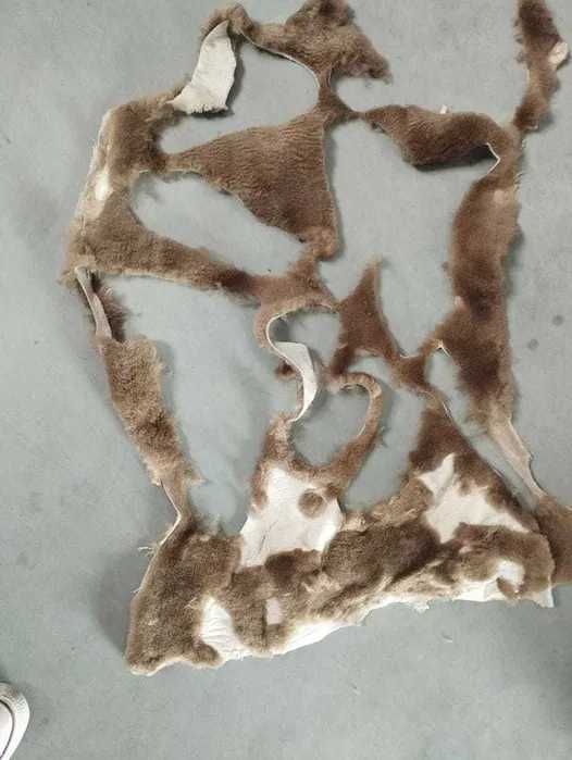 Sprzedam skrawki skór owczych- wypełniacz, zabawki