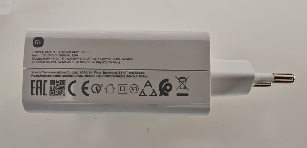 Carregador Xiaomi 120W