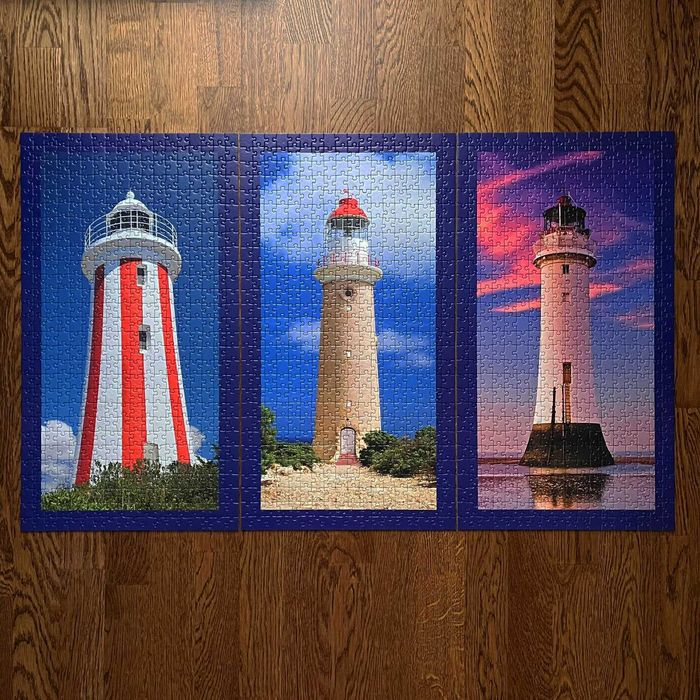 Пазл Ravensburger Маяк на 3*500 елементів (1500 штук). Комплект