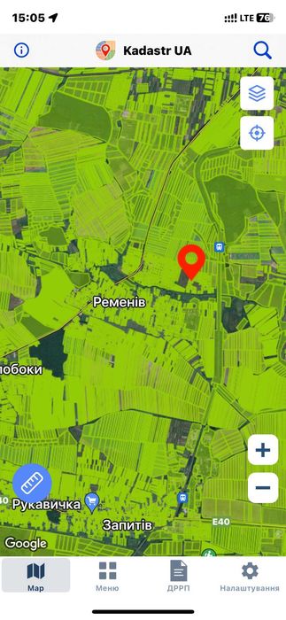 Продаж земельної ділянки с. Ременів