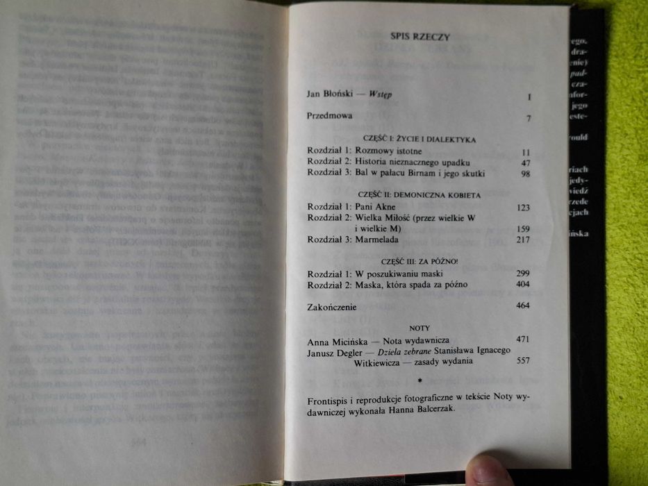 S.I. Witkiewicz, 622 upadki Bunga czyli demoniczna kobieta