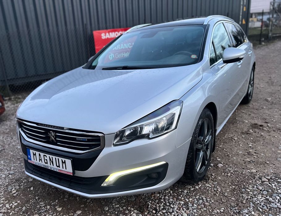 Peugeot 508 2.0 HDI 180 KM Automat Skóry PDC Panorama  Navi Nowe Opony
