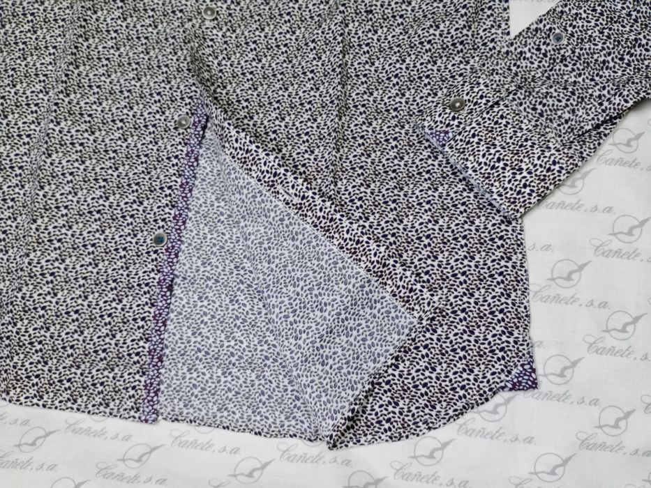 Рубашка мужская Ted Baker хлопковая приталенная размер M