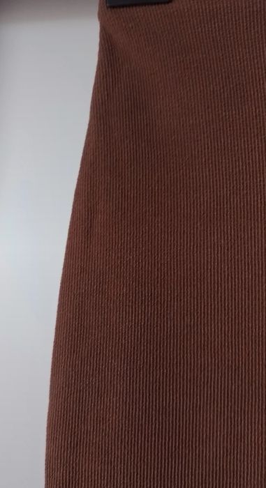 Brązowa prążkowana spódnica rozm S