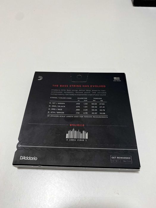 Cordas D'Addario NYXL 55|110 - Electric Bass - Long Scale