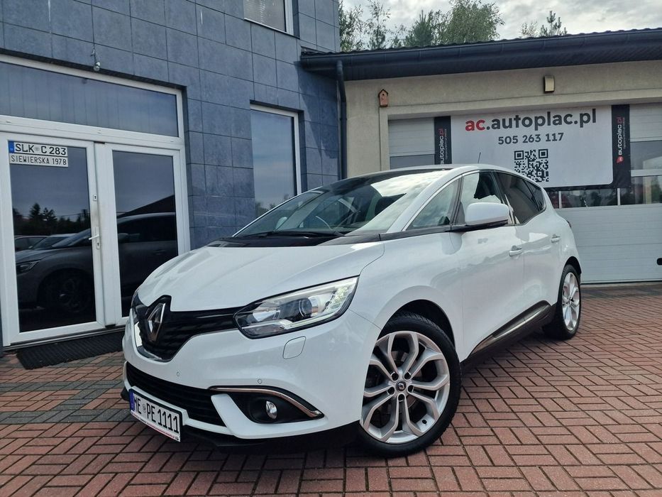 Renault Scenic Navigacja Parktronic Grzane Fotele Tempomat Klimatyzacja Hak