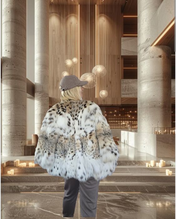 Ексклюзив не норка норкова шуба рись, рисі канадська рысь, рыси 65 см