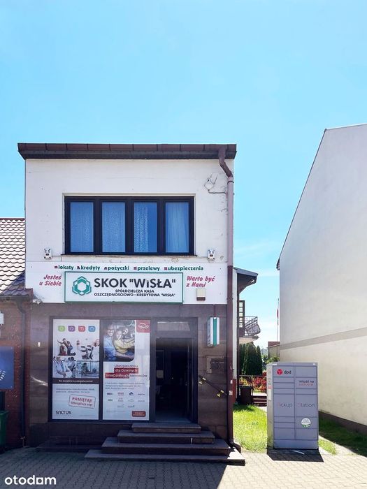 Budynek usługowo-mieszkalny z opcją rozbudowy + garaż wolnostojący