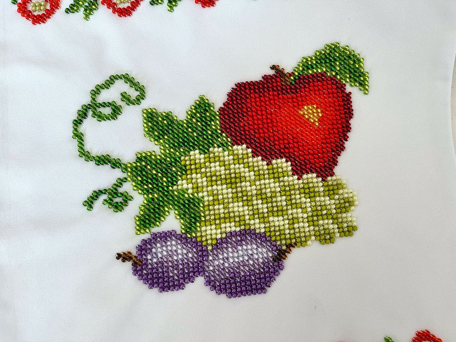 Спасівський рушник вишитий бісером