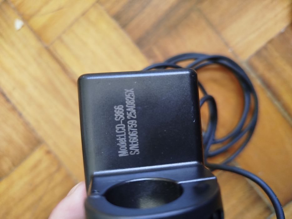 Bicicleta Elétrica S866 com Display LCD, 24V, 36V e 48V, 1 Acelerador