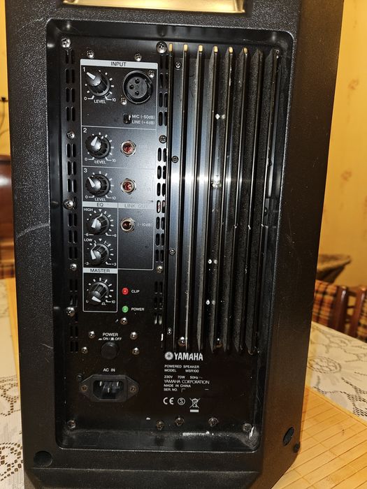 Yamaha msr100, aktywny głośnik. Waga 11 kg. Wharfedale EVP-12P