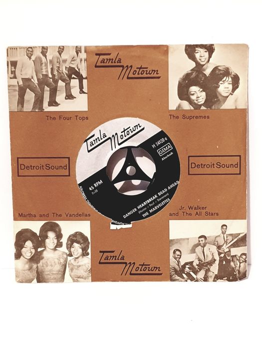 Vintage disco 45 RPM em vinil Tamla Motown  The Marvelettes