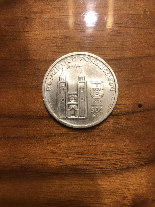 Moeda 500 escudos prata. Santo António.