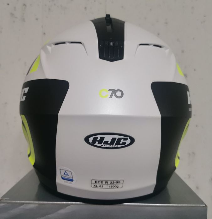 Capacete HJC C70 Curves White/ Yellow Gloss [ S ]( NOVO )