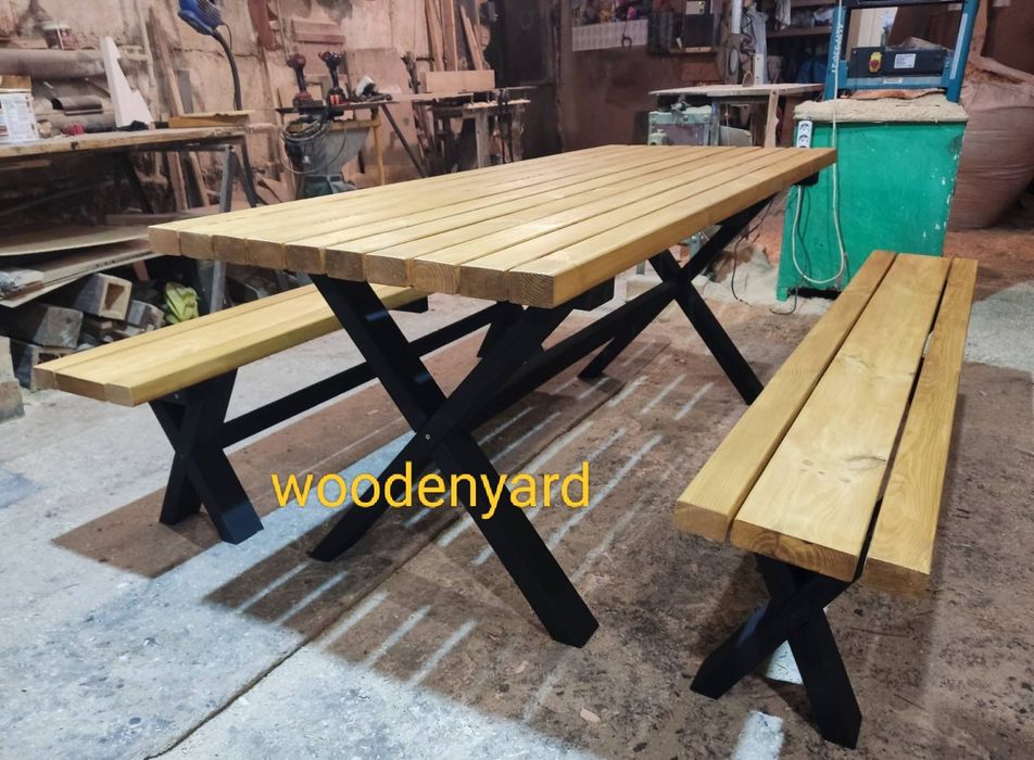 Набір меблів з дерева для дому та саду (Набор мебели)