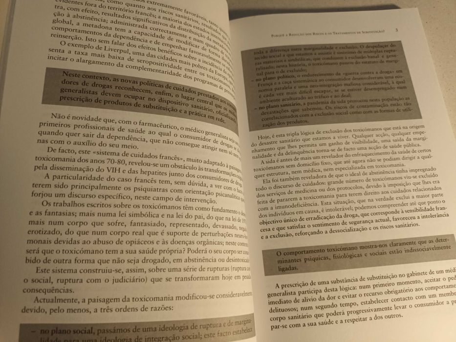 "A Metadona e os Tratamentos de Substituição"