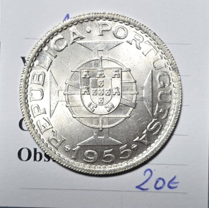 20$00 1955 Angola