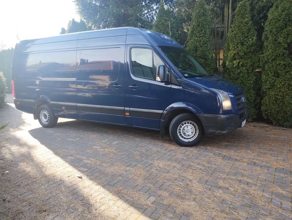 Volkswagen CRAFTER 2,5 TDI  MAX DŁUGI H2 Klima. Czysty środek Właść od Nowości Okazja KLIMA
