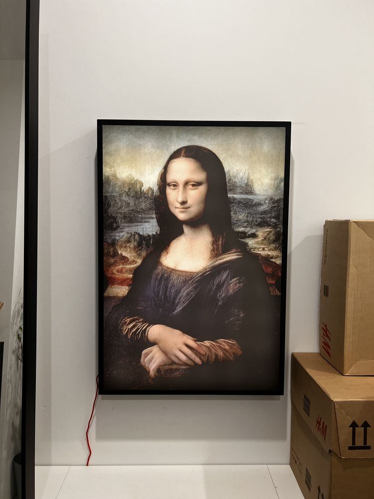 Virgil Abloh x IKEA MARKERAD MONA LISA Backlit Artwork