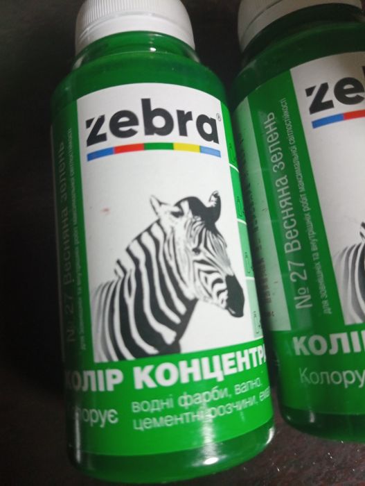 Колор зелёный для покраски