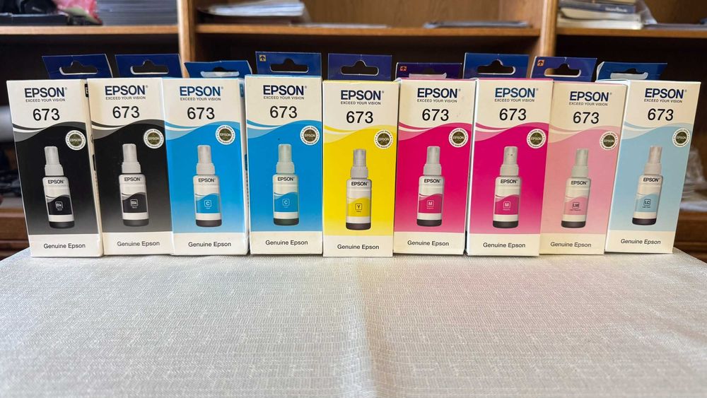 Oryginalne tusze Epson 673