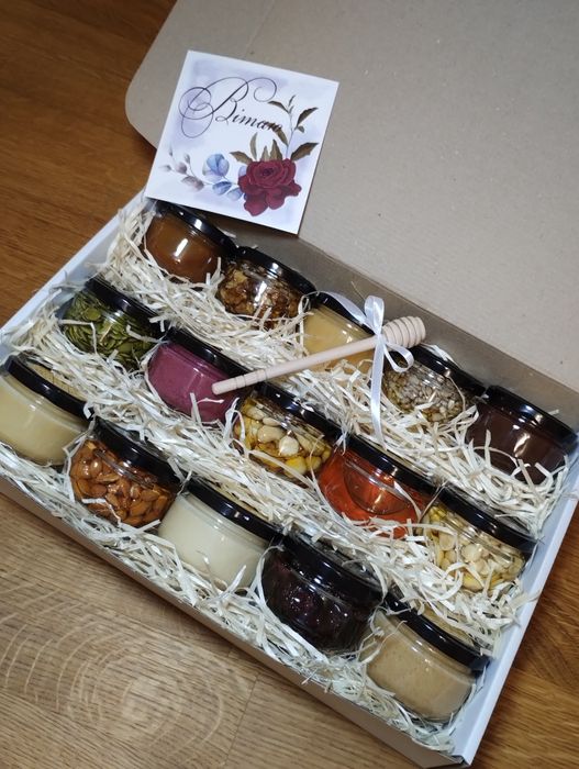 Подарунковий набір/крем мед