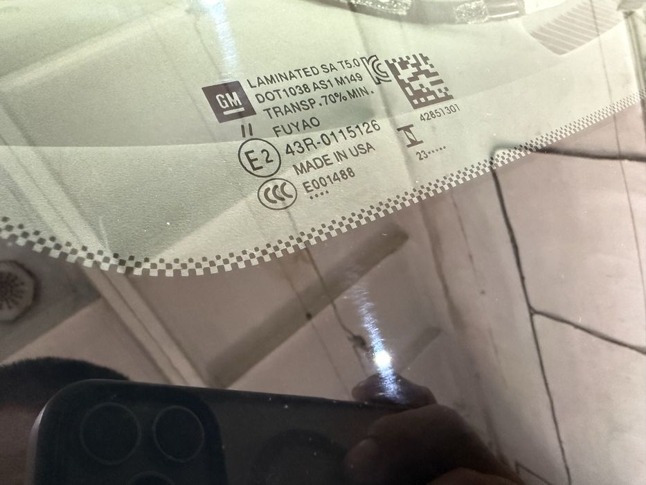 Chevrolet Bolt EUV Вітрове Лобове скло Лобовое стекло оригінал РОЗБОРК