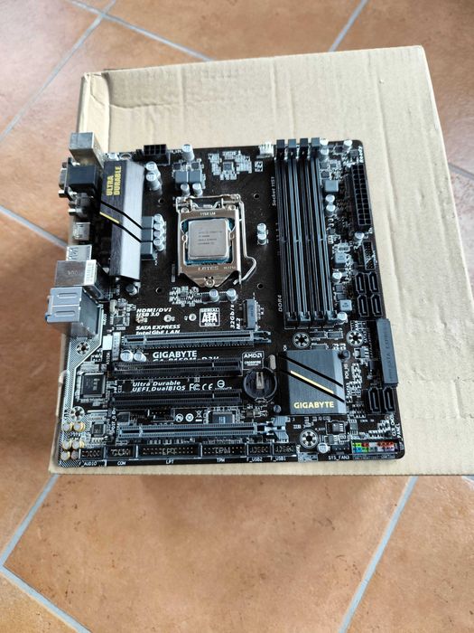 Kit Motherboard Gigabyte LGA1151 (M.2) + Intel Core i5-6600K (Última BIOS