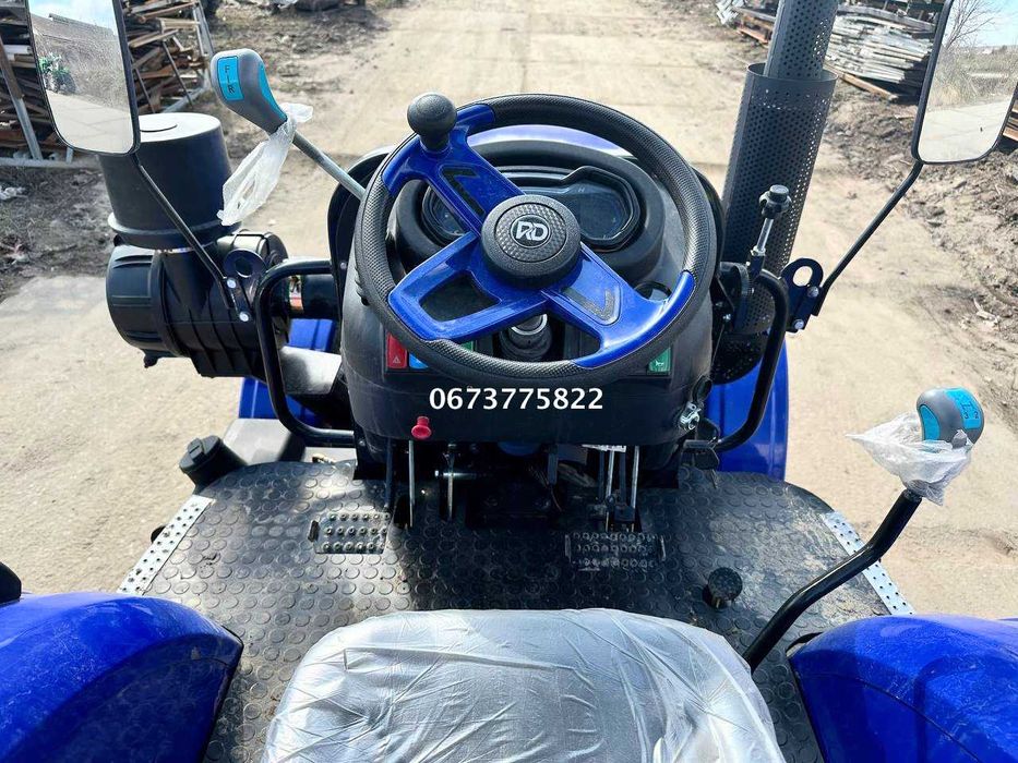 Мінітрактор Файтер ТЕ 504 RD з козирком, блокування диференціалу, реверс, Безкоштовна доставка