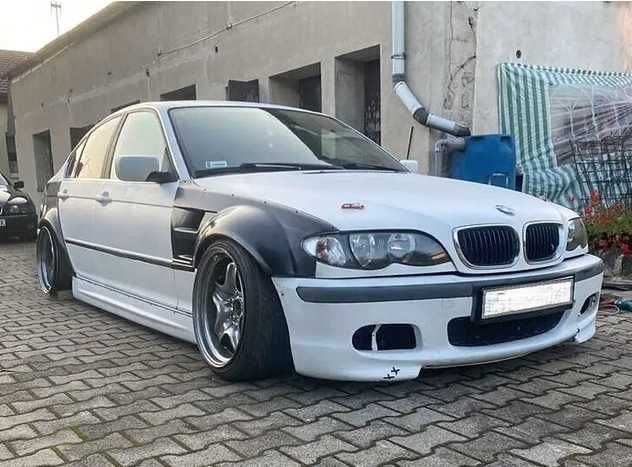 BMW E46 Sedan Touring przedlift poszerzenia  Wide Body Kit Drift Daily 50 mm Zestaw