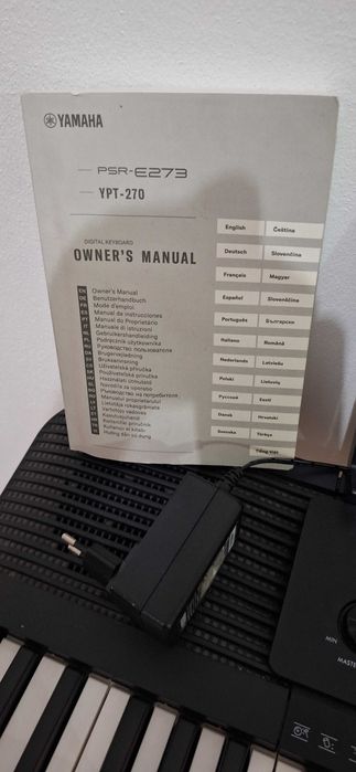 Teclado Yamaha PSR-E273 + Suporte + Manual | Como Novo