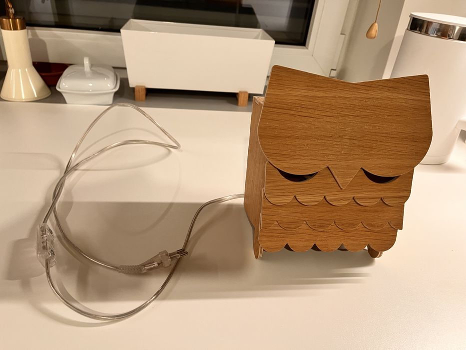 Vox lampka sowa Huhu ze sklejki