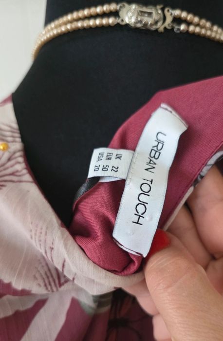 Urban Touch nowa zwiewna sukienka midi maksi plus size 48 wesele komunia
