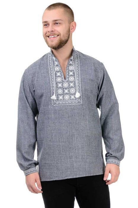 Чоловіча сорочка-вишиванка Орнамент (вышиванка мужская)