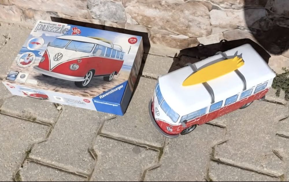 Puzzle 3d vw pão de forma