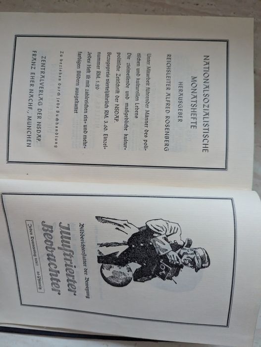 Mein Kampf – Adolf Hitler – oryginalne wydanie 1939 – 449.–453. Auflage