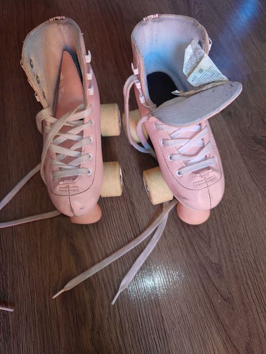 Wrotki Oxelo r. 31 / pudrowy róż