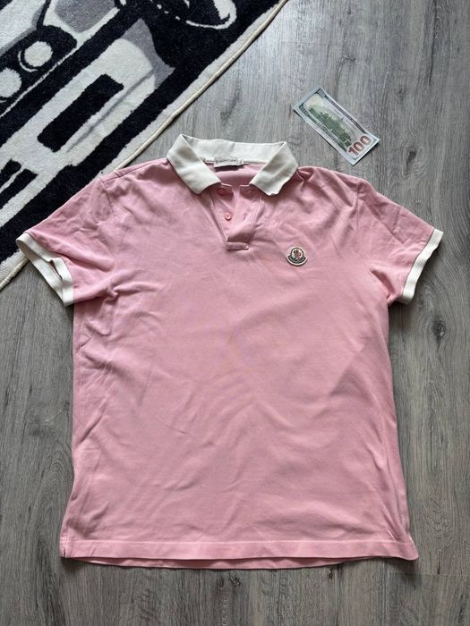 Поло Moncler рожеве