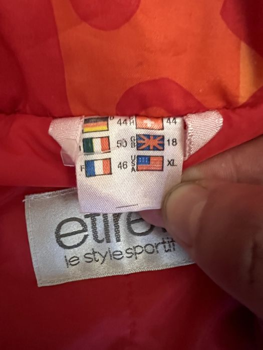 Комбінезон вінтажний жіночий зимовий, лижний Etirel, 46, XL