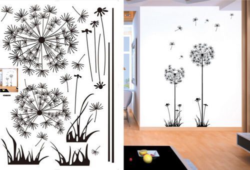 Dente-de-leão (vinil autocolante decorativo) (portes gratuitos)