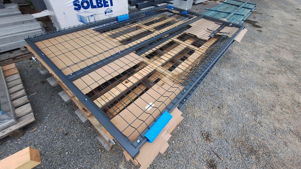 Brama panelowa 5mb + furtka kompletna