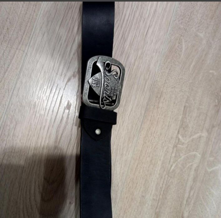 Кожаный ремень унисекс