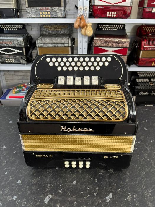 Concertina Hohner /Tell  3 voz d’origem
