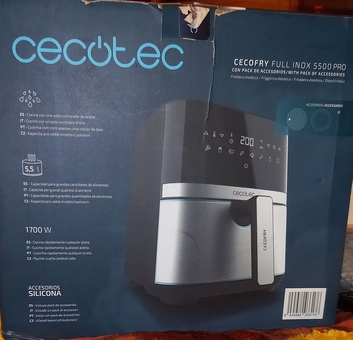 Airfyr Cecotec 5.5 litros