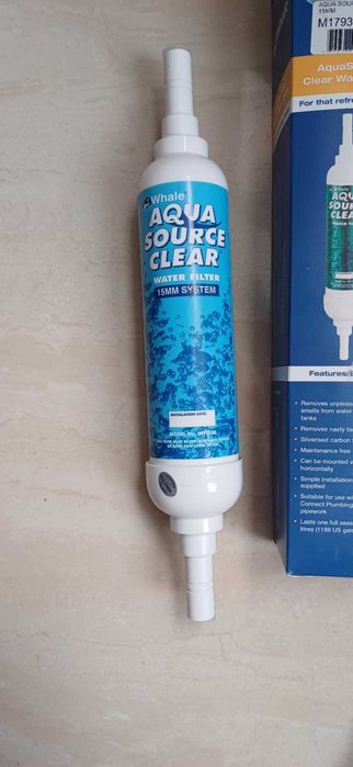 Filtr wody Aqua  Source  WHALE przyczepa kempingowa kamper