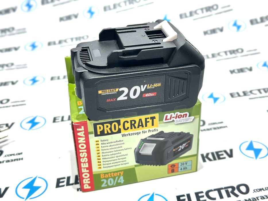 Аккумулятор зарядка на шуруповерт ProCraft Grand Makita (20V 21V/4 ам)