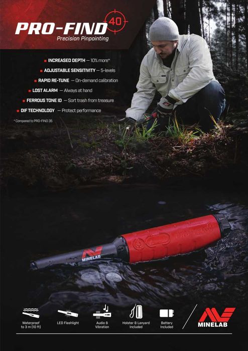 Wykrywacz PRO-FIND 40 - MINELAB - Nowość